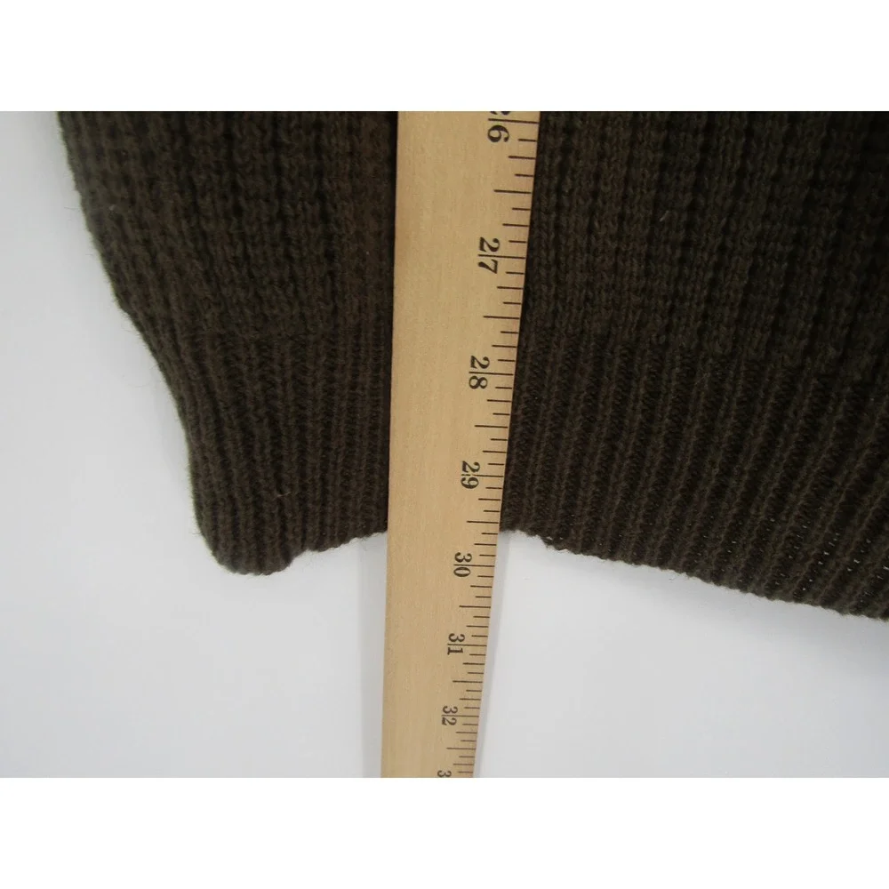 County Seat Sweater Vest Mens Large Brown Tan Colorblock Ribbed‎ Knit Vintage